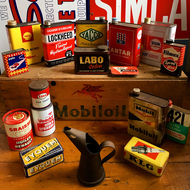 Oil Cans and Other Automotive Tins