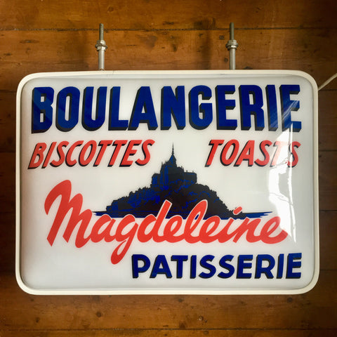 Boulangerie Patisserie Mont Saint-Michel Illuminated Sign