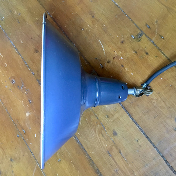 1960's French Enamel Industrial Light