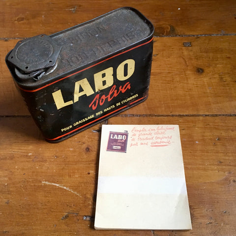 1950's French Labo Oil Garage Receipt Pad