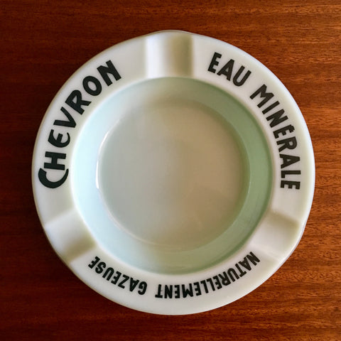 Chevron Eau Minerale Ashtray (Green)