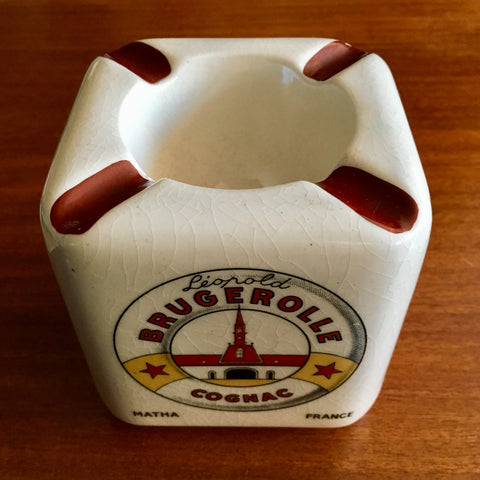 1950's Léopold Brugerolle Cognac Ashtray