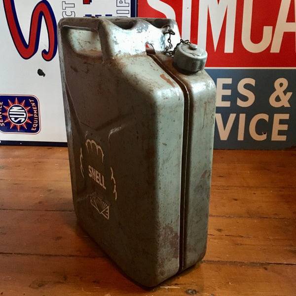 Shell Petrol French Military Jerry Can Circa 1955