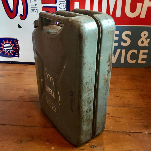 Shell Petrol French Military Jerry Can Circa 1955