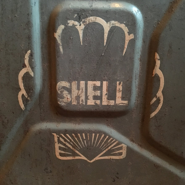 Shell Petrol French Military Jerry Can Circa 1955