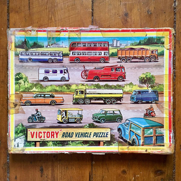 Wooden "Victory" Road Vehicle Puzzle