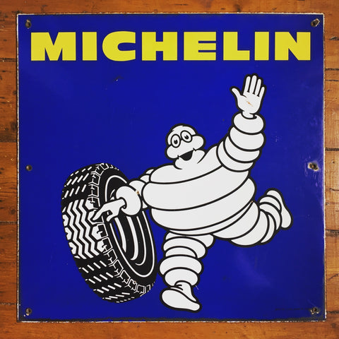 1960s Michelin Enamel Sign