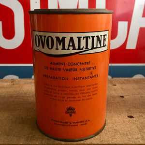 1960's French Ovomaltine Can