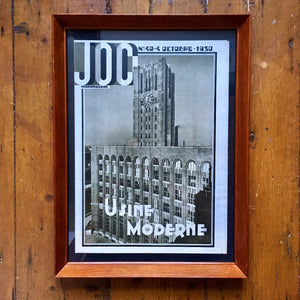 JOC Usine Moderne 1930 Framed Magazine