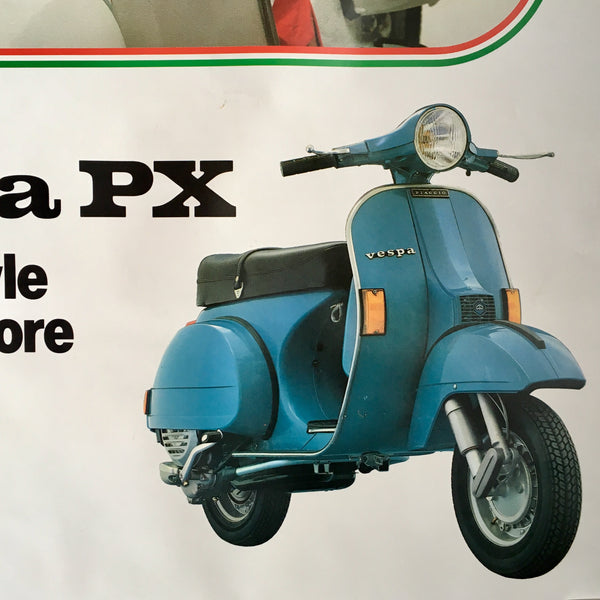 Piaggio Vespa PX 1982 Poster