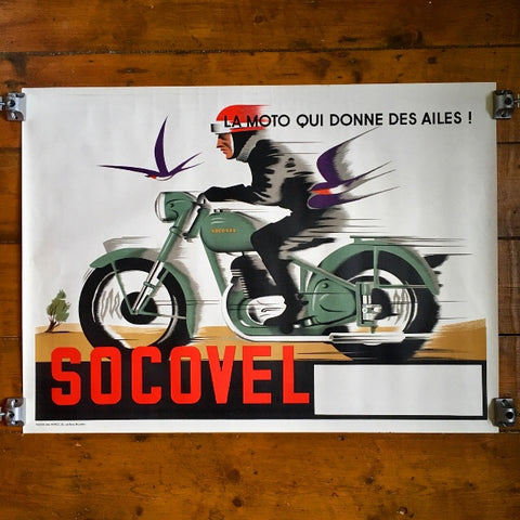 1948 Motos Socovel Poster