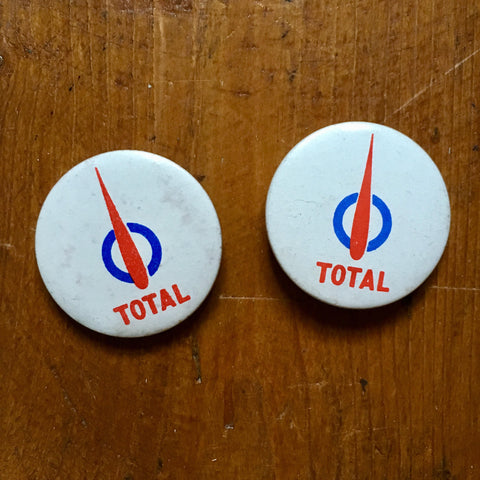 1960's Total Petrol Badge