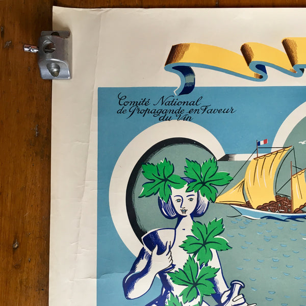 Vins de Bordeaux 'Les Vignobles de France' Remy Hetreau Poster 1954