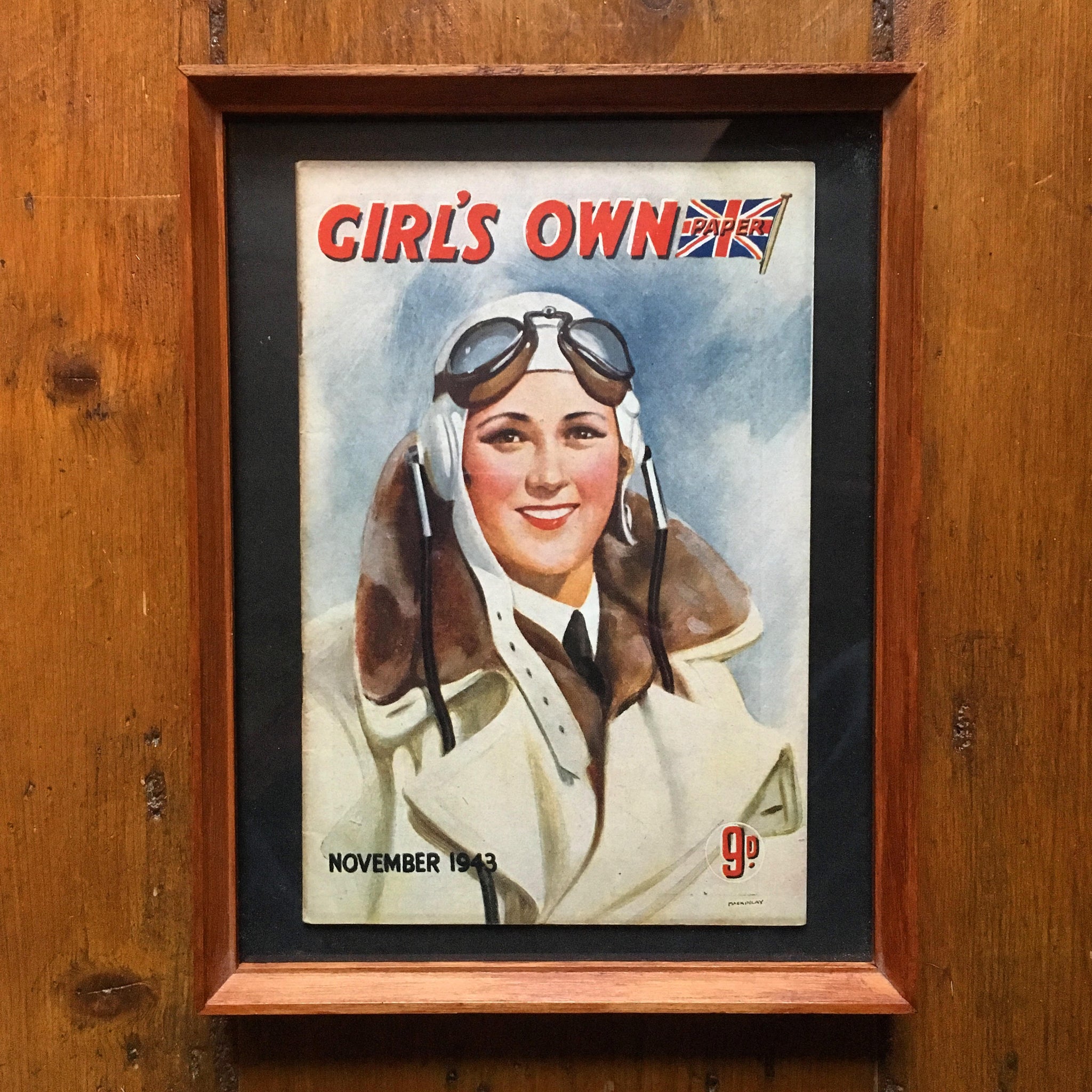 Girl's Own Paper November 1943 Framed Magazine